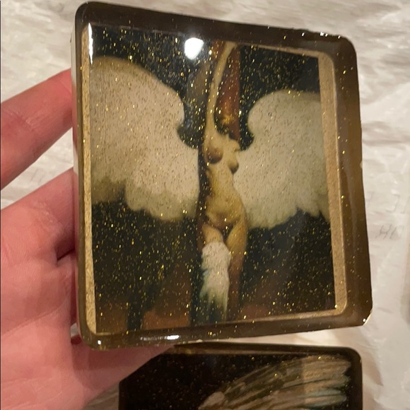 ❌SOLD❌ Gold theme decorative tray - Picture 7 of 8